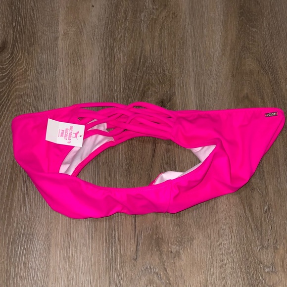 PINK Victoria's Secret Swim Nwt Neon Pink Bathing Suit Bottom Never